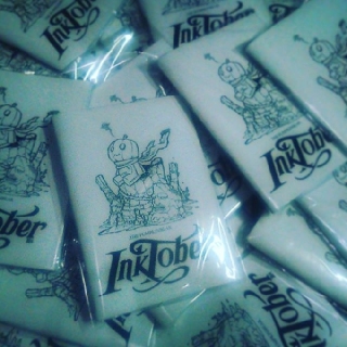 .INKTOBER 2014. PUMPKINBEAR @IDR25k. Mini book. A5.