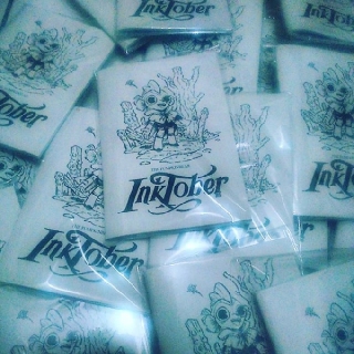 .INKTOBER 2015. WALDERR @IDR25k. Mini book. A5.